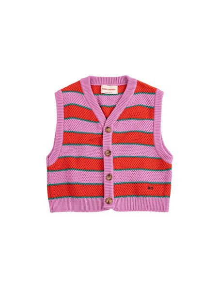 Maglia a righe multicolor per neonata e bambina Bobo Choses B126AC116 UNI 