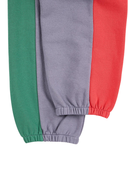 Pantalone in felpa color block multicolor  per neonati e bambini Bobo Choses B225AC138 UNI 