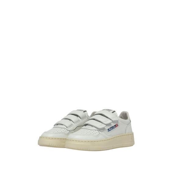 Sneakers bianca con logo per bambini Autry KILK FF03 