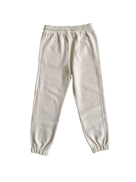 Pantalone in felpa panna con logo per bambini Msgm F5MSJUFP023 013 