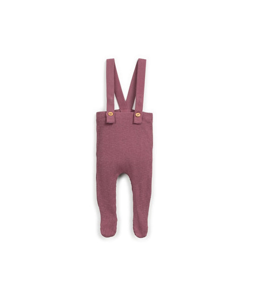 Leggings malva con bretelle per neonati Play up 0AR11650 P5027 