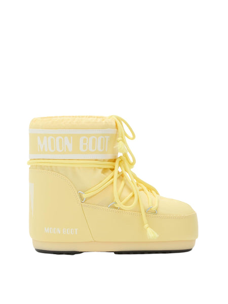 Stivale icon low in nylon giallo per bambini Moon Boot 80D1409340 B021 