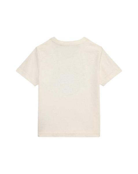 T-shirt panna con stampa per neonato e bambino Ralph Lauren Kids 322971317001 NEVIS 