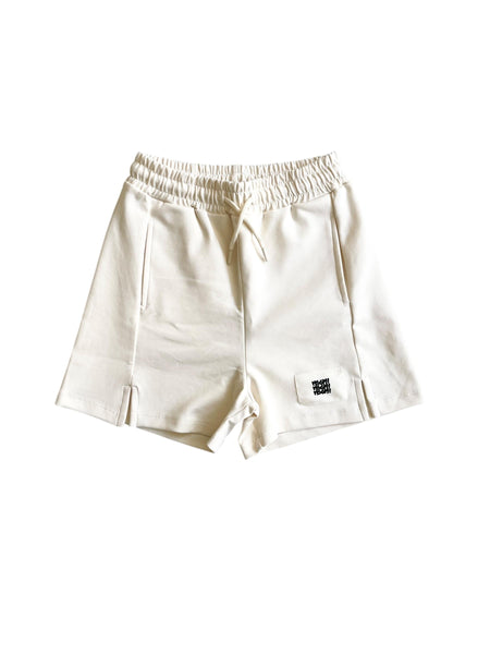 Bermuda crema con logo per bambino Msgm S6MSJBBE228 013 
