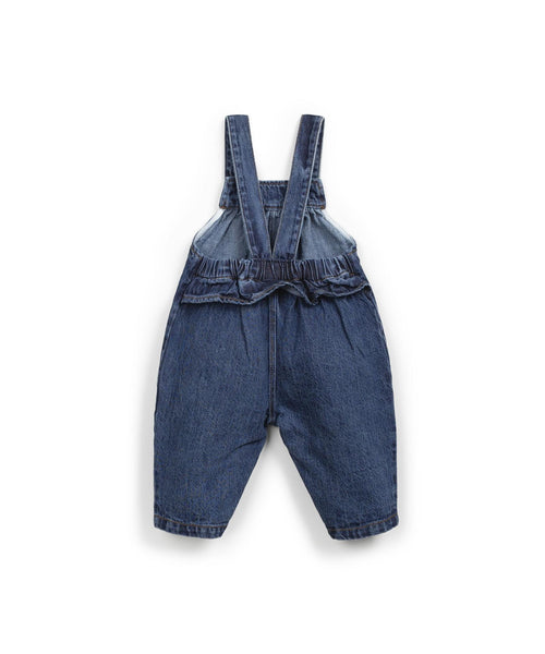 Salopette in denim blu per neonata Play up 2AR11503 D001 