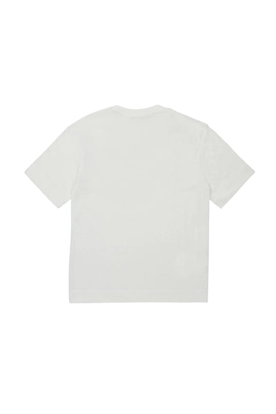 T-shirt bianca con logo per bambini Marni M002MV 0M100 