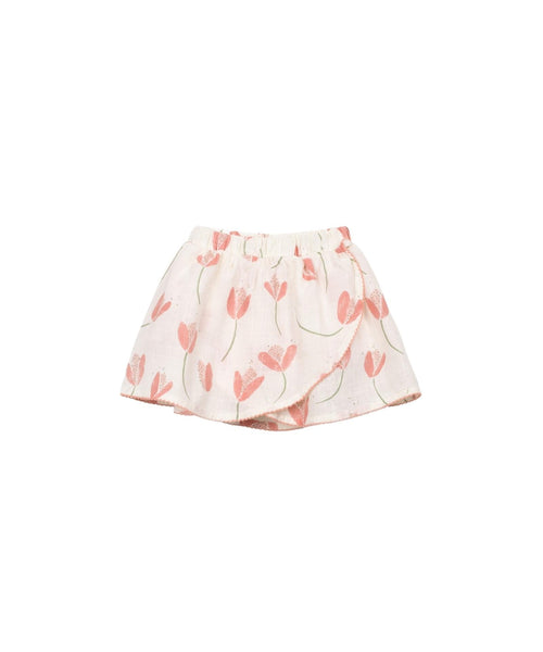 Gonna-pantalone panna con stampa all over per bambina Play up 4AS11750 E788N 
