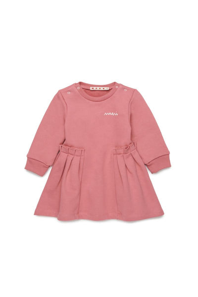 Abito rosa in felpa per neonata Marni M01514 0M350 