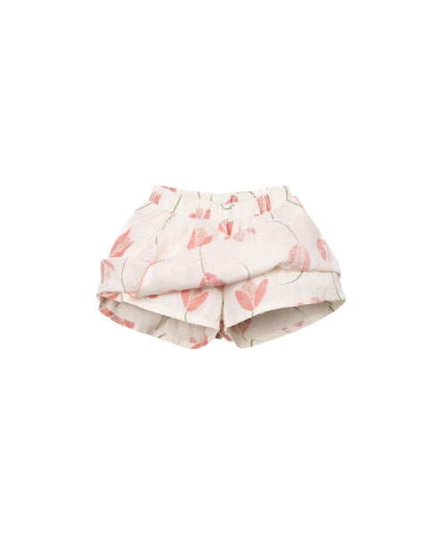 Gonna-pantalone panna con stampa all over per bambina Play up 4AS11750 E788N 