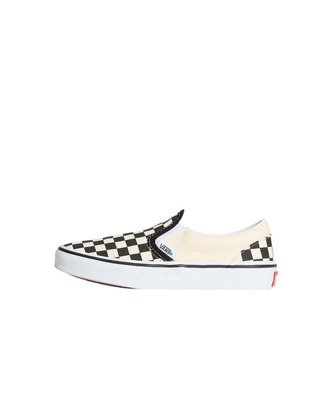 Classic Slip-On bianca e nera per bambini Vans VN000ZBUEO11 BLACK/WHITE 