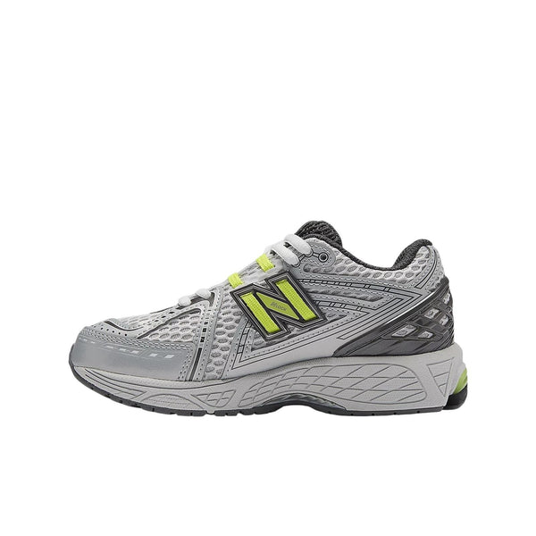 Sneakers 1906 grigia con dettagli fluo per bambini New Balance P1906 62Y 