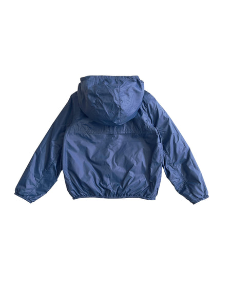 Giubbino reversibile grigio chiaro e blu per neonato e bambino K-WAY K61314W C71 