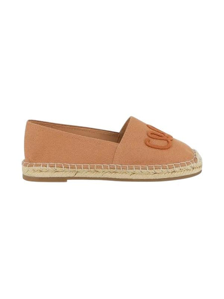 Espadrilles mattone con logo per bambina Chloé C20879 239 