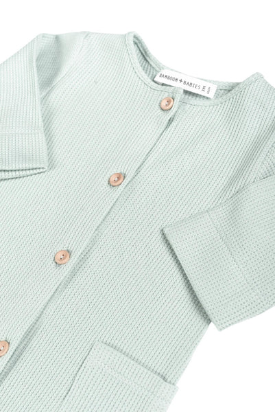 Tutina verde acqua per neontati Bamboom 1156TE00072 OCEAN BLU 