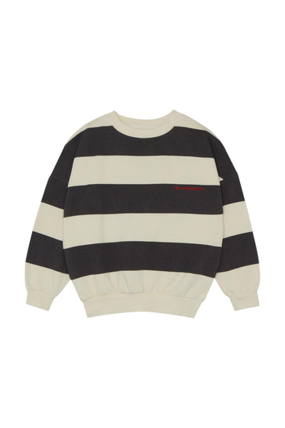 Felpa a righe griia e panna per bambini The Campamento TC-AW25-49 GREY 