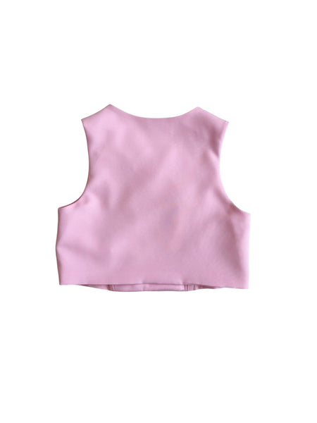 Gilet rosa per bambina Lulù by Miss Grant LL4441 ROSA 