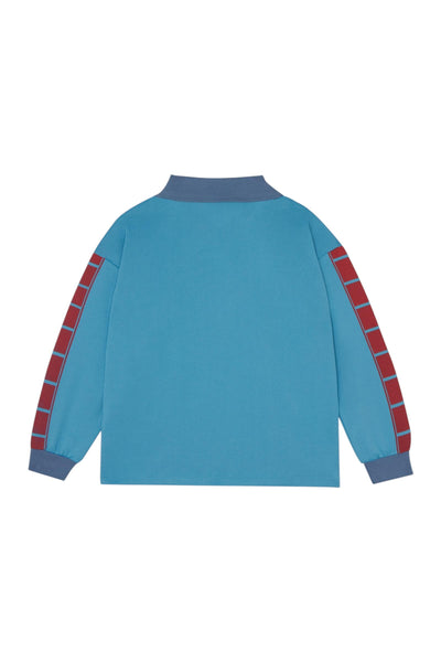 Polo blu per bambino The Campamento TC-AW25-32 BLUE 