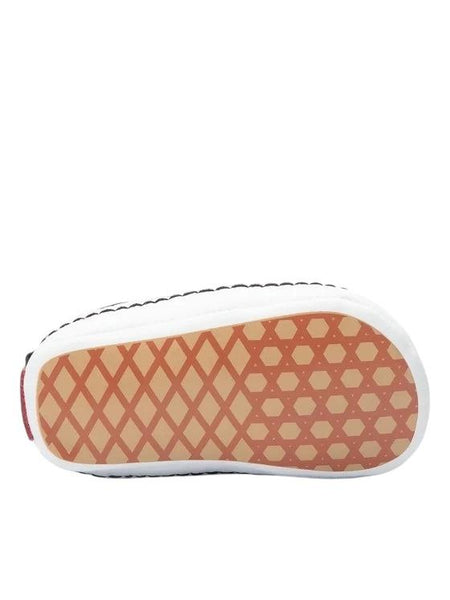 Slip-On bianca e nera per neonati Vans VN0A2XSLFB71 BLKWH 