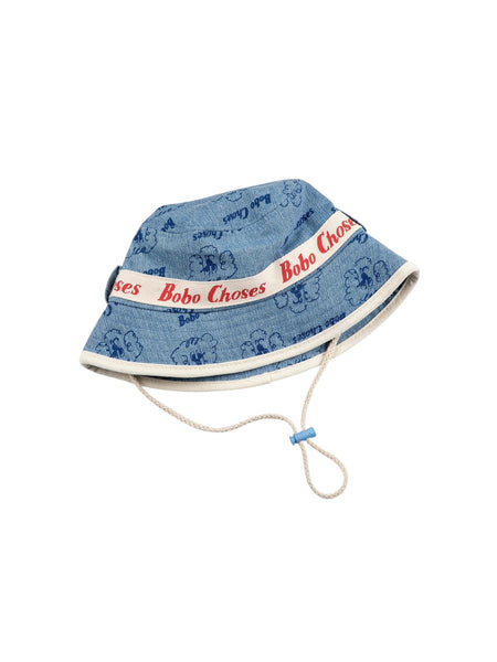Cappello alla pescatora con stampa all over per neonati Bobo Choses B126AH007 UNI 