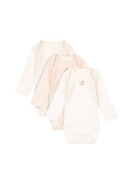 Set 3 body per neonata Konges slojd FA100035 BLUSH MIX 