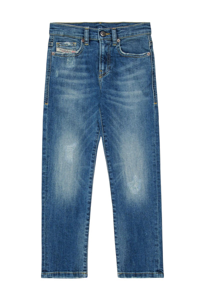 Jeans in denim blu per bambino Diesel J00809 K01 