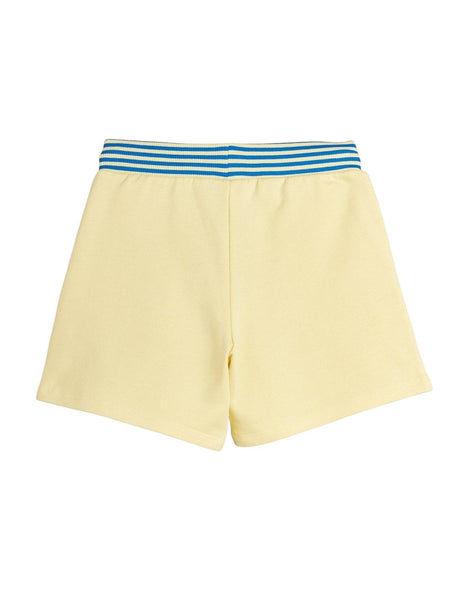Shorts gialli in felpa per neoanata e bambina Mini Rodini 2623014023 YELLOW 