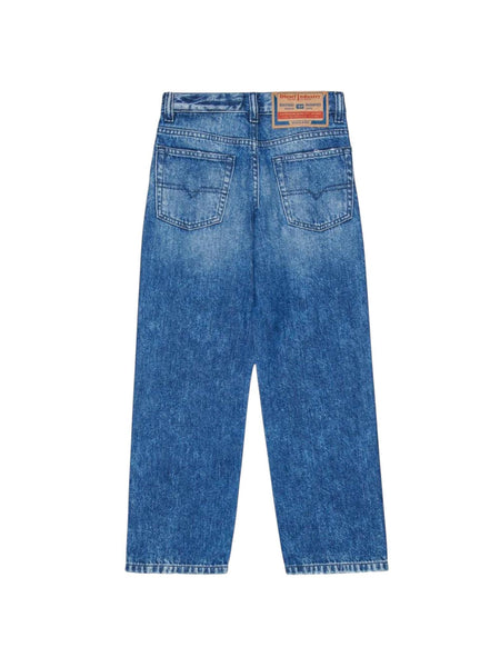Jeans in denim blu per bambini Diesel J02344 KXBSS K01 