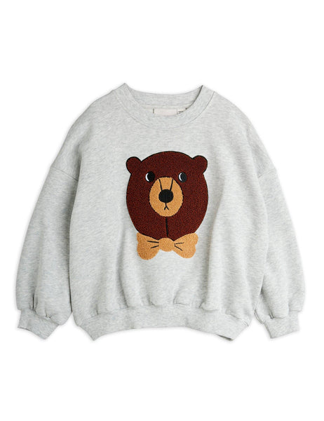 Felpa grigia con orso teddy per neonati e bambini Mini Rodini 2572010894 GREY 