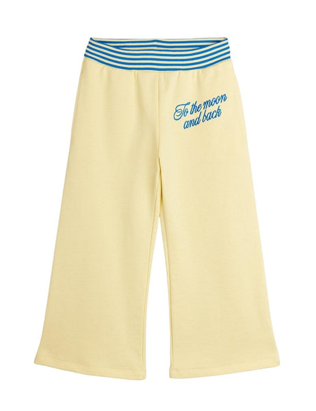 Pantalone in felpa giallo per bambina Mini Rodini 2623014123 YELLOW 