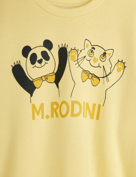 Felpa gialla con stampa per neonati e bambini Mini Rodini 2572013623 YELLOW 