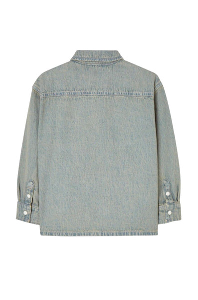Camicia in denim per bambini American Vintage KFY06B DIRTY BEIGE 