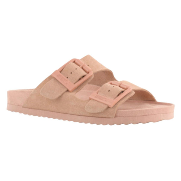 Ciabatta pesca in pelle scamosciata per bambina Colors of California HC.3208N PEA 