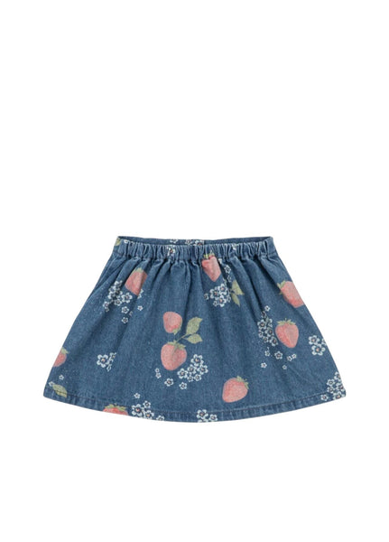 Gonna in denim con stampa all over per neonata e bambina Konges slojd KS104976 MARMELADE 