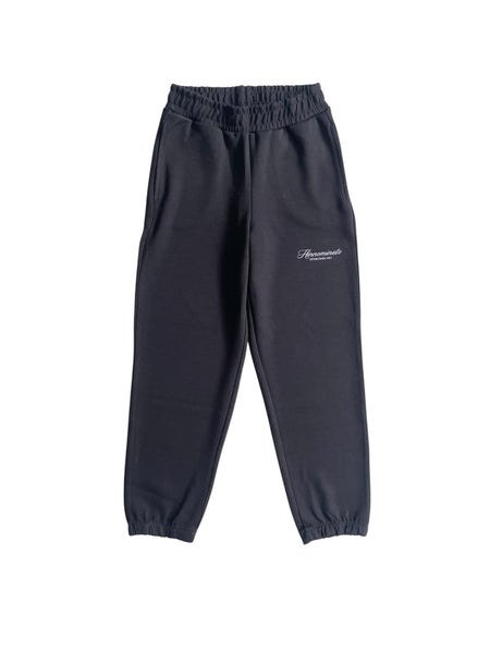 Pantalone nero in felpa con logo per bambina Hinnominate 3645P00343 BLACK 