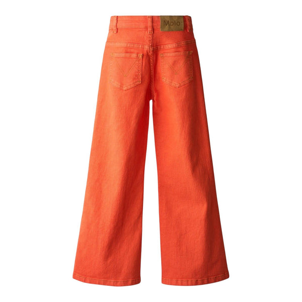 Jeans in denim arancione per bambina Molo ATLA 5641 