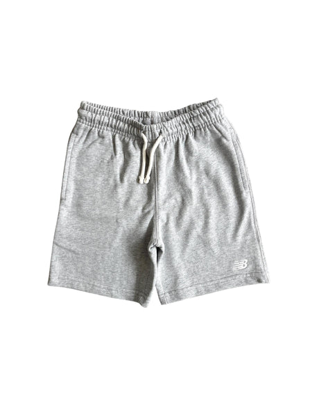Shorts in felpa grigio con logo per bambino New Balance LAKB00008 AGT 