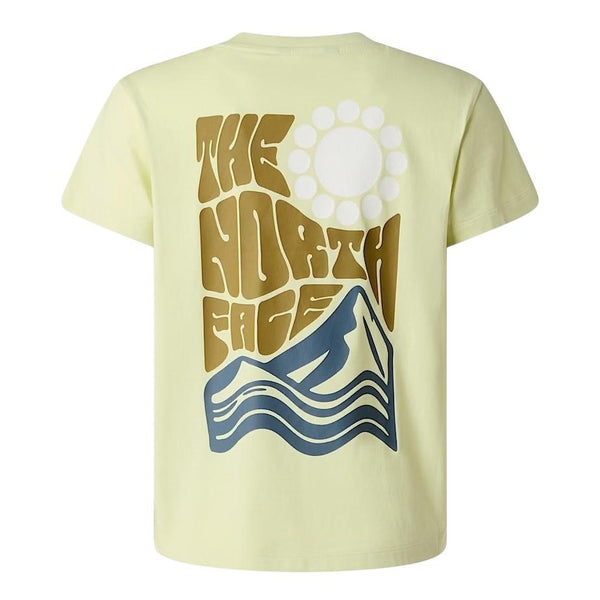 T-shirt limone con logo per bambini The North Face NF0A8G21G6O G6O1 