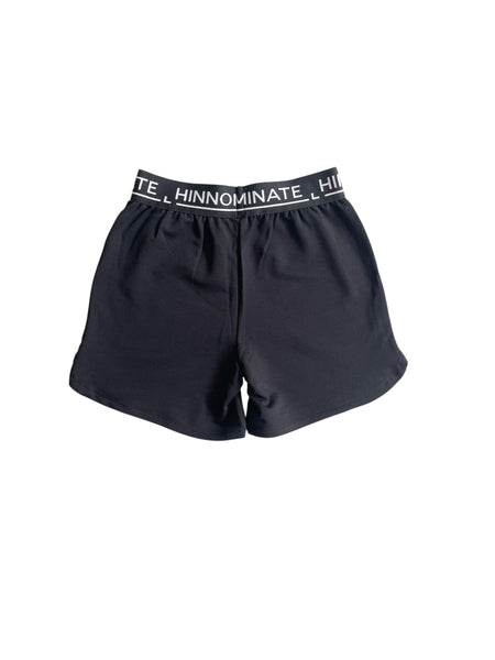 Shorts nero con logo per bambina Hinnominate 3646SF00359 BLACK 