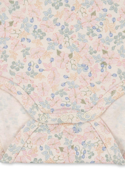 Set 3 body per neonata Konges slojd FA100032 PRATO FIORI 