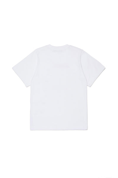T-shirt bianca con logo per  bambino Dsquared2 DQ2982-D00XM DQ100 