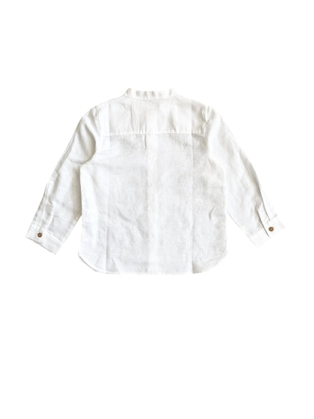 Camicia bianca per neonato e bambino Zhoe & Tobiah NEN2 1 