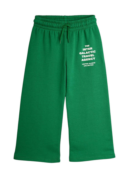 Pantalone in felpa verde per neonati e bambini Mini Rodini 2623014475 GREEN 