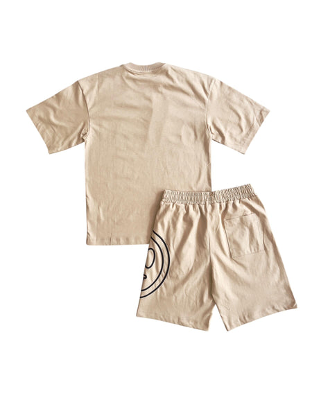 Completo sabbia con logo per bambino Barrow S6BKJUTB030 092 