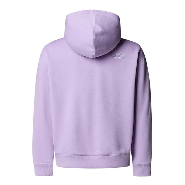 Felpa lilla con logo per bambini The North Face NF0A89HAQZI LILAC 