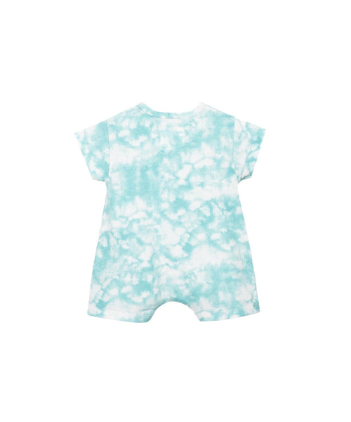 Tutina tie dye verde acqua per neonato Play up 1AS10906 E765N 