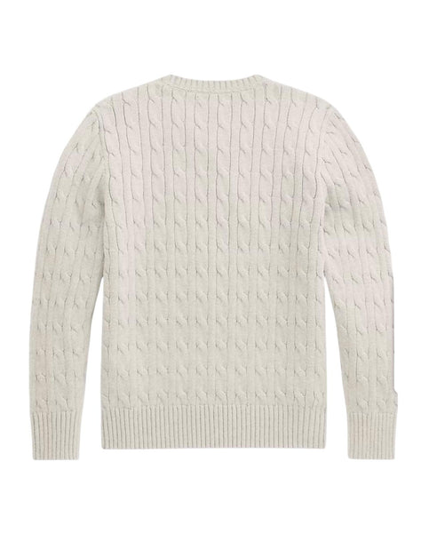 Maglia bianca con logo per bambino Ralph Lauren Kids 323702674024 WHITE 
