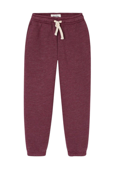 Pantalone in felpa bordeaux con logo per neonati e bambini American Vintage KDOV05A BORDEAUX 