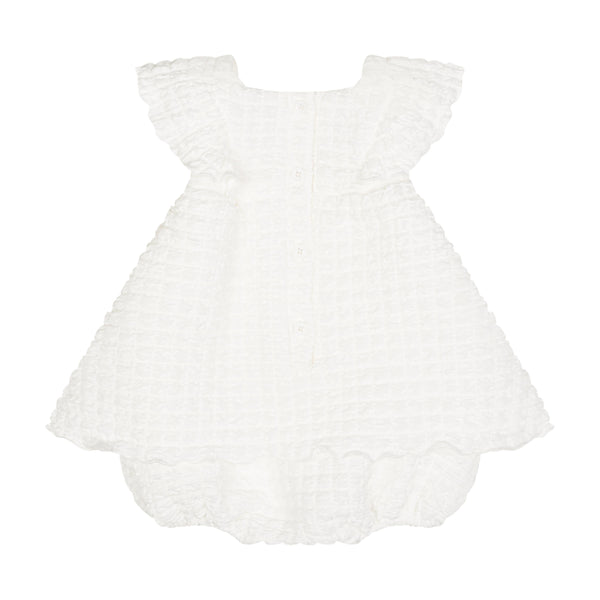 Abito bianco per neonata Doudou DYA012 100 