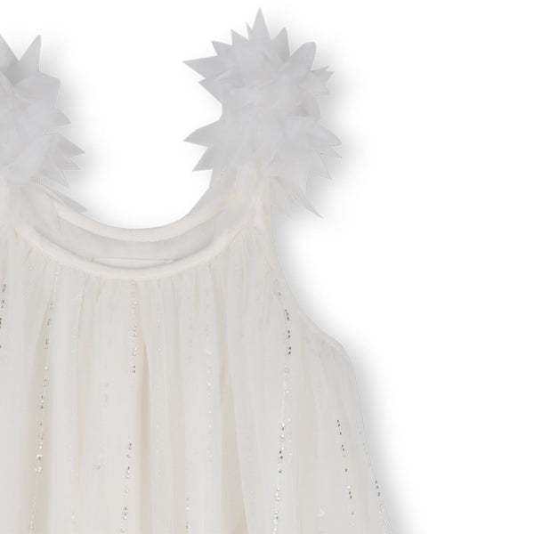 Abito in tulle bianco con applicazioni per bambina BILLIEBLUSH U21841 105 