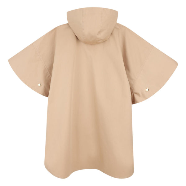 Mantella cammello con cappuccio per bambina Chloé C20836 231 
